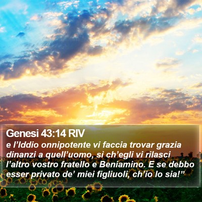 Genesi 43:14 RIV Bible Verse Image
