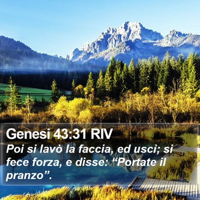Genesi 43:31 RIV Bible Verse Image