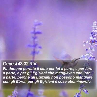 Genesi 43:32 RIV Bible Verse Image