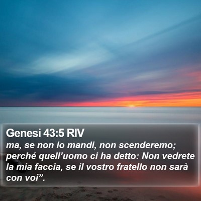 Genesi 43:5 RIV Bible Verse Image