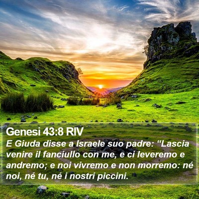 Genesi 43:8 RIV Bible Verse Image