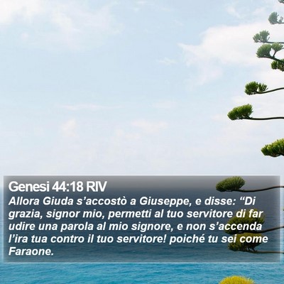 Genesi 44:18 RIV Bible Verse Image