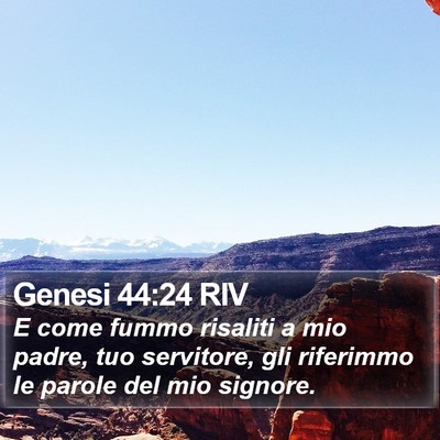 Genesi 44:24 RIV Bible Verse Image