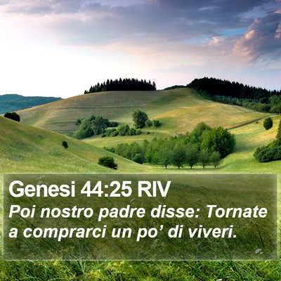 Genesi 44:25 RIV Bible Verse Image