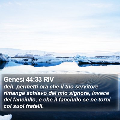 Genesi 44:33 RIV Bible Verse Image