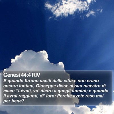 Genesi 44:4 RIV Bible Verse Image