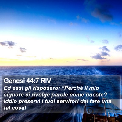 Genesi 44:7 RIV Bible Verse Image