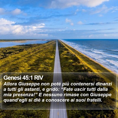 Genesi 45:1 RIV Bible Verse Image