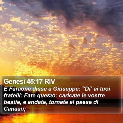 Genesi 45:17 RIV Bible Verse Image
