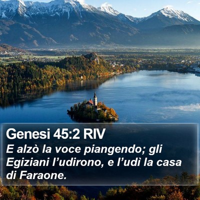 Genesi 45:2 RIV Bible Verse Image