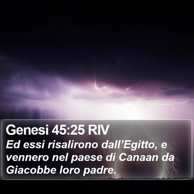 Genesi 45:25 RIV Bible Verse Image