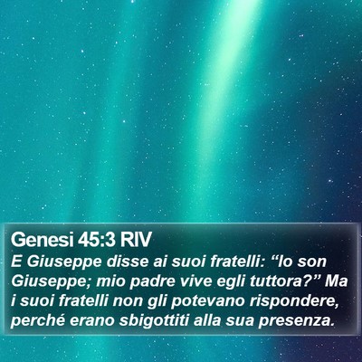 Genesi 45:3 RIV Bible Verse Image