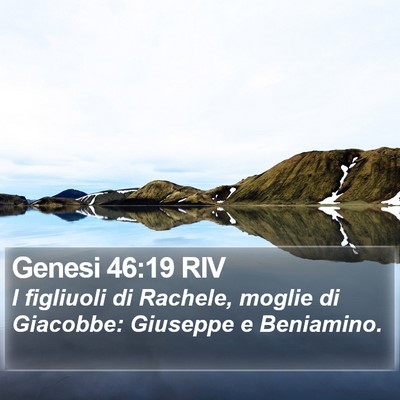 Genesi 46:19 RIV Bible Verse Image