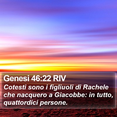 Genesi 46:22 RIV Bible Verse Image