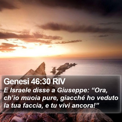 Genesi 46:30 RIV Bible Verse Image