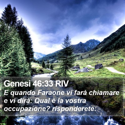 Genesi 46:33 RIV Bible Verse Image