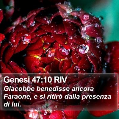Genesi 47:10 RIV Bible Verse Image