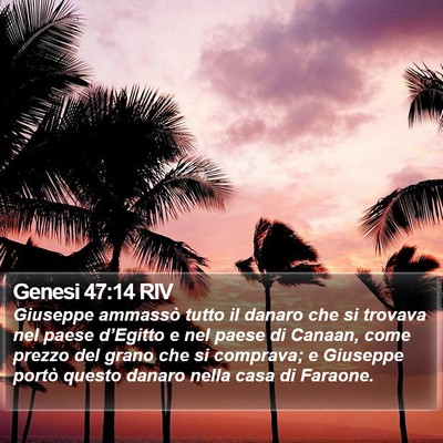 Genesi 47:14 RIV Bible Verse Image
