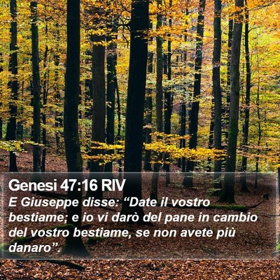 Genesi 47:16 RIV Bible Verse Image