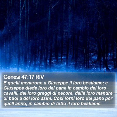 Genesi 47:17 RIV Bible Verse Image