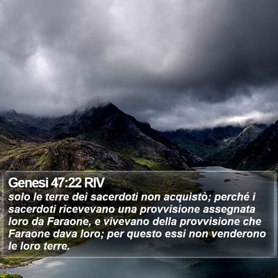 Genesi 47:22 RIV Bible Verse Image