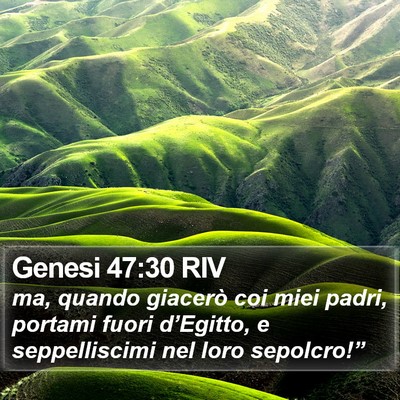 Genesi 47:30 RIV Bible Verse Image