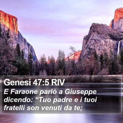 Genesi 47:5 RIV Bible Verse Image