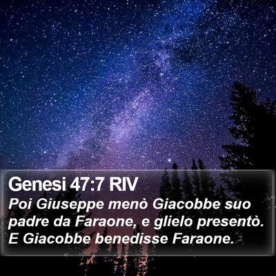 Genesi 47:7 RIV Bible Verse Image