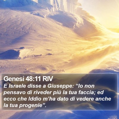 Genesi 48:11 RIV Bible Verse Image