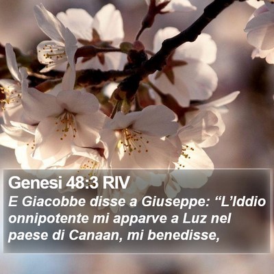 Genesi 48:3 RIV Bible Verse Image