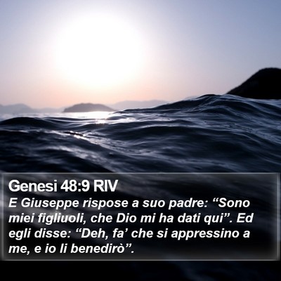 Genesi 48:9 RIV Bible Verse Image