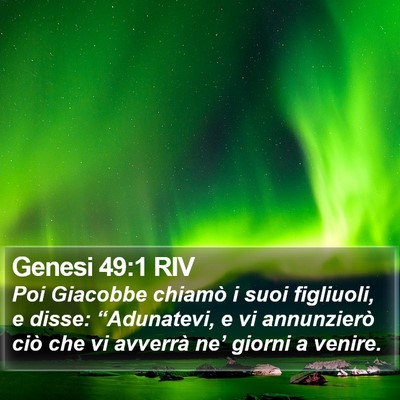 Genesi 49:1 RIV Bible Verse Image