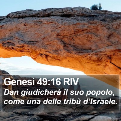 Genesi 49:16 RIV Bible Verse Image