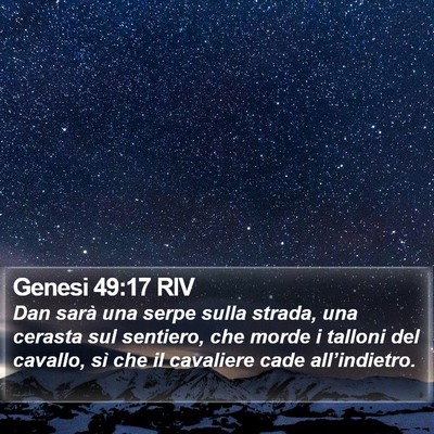 Genesi 49:17 RIV Bible Verse Image