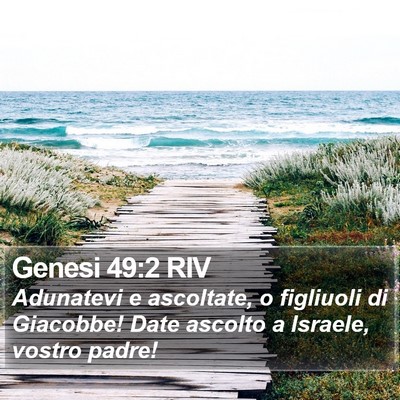Genesi 49:2 RIV Bible Verse Image