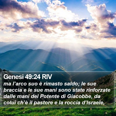 Genesi 49:24 RIV Bible Verse Image