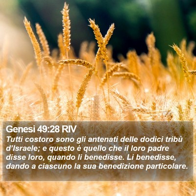 Genesi 49:28 RIV Bible Verse Image