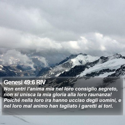 Genesi 49:6 RIV Bible Verse Image