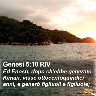 Genesi 5:10 RIV Bible Verse Image