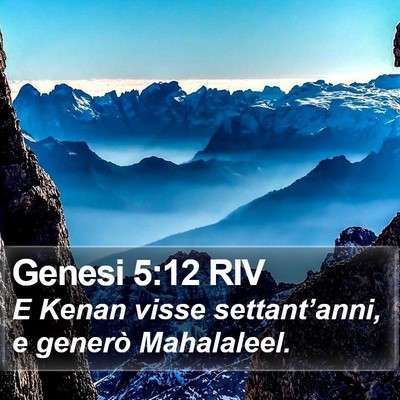 Genesi 5:12 RIV Bible Verse Image