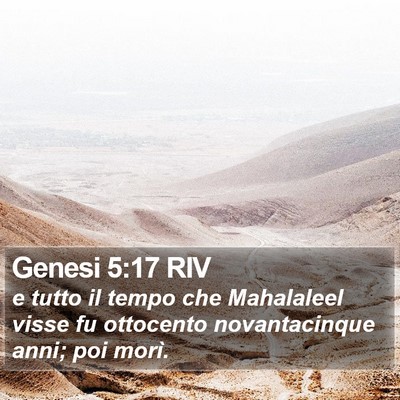 Genesi 5:17 RIV Bible Verse Image