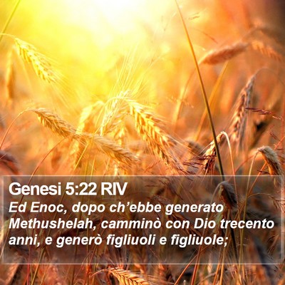 Genesi 5:22 RIV Bible Verse Image