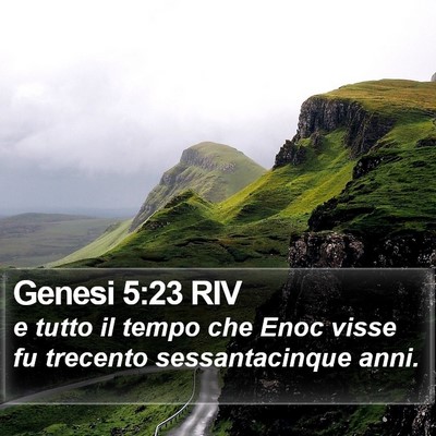 Genesi 5:23 RIV Bible Verse Image