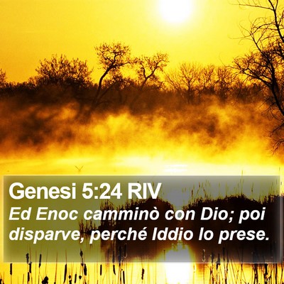 Genesi 5:24 RIV Bible Verse Image