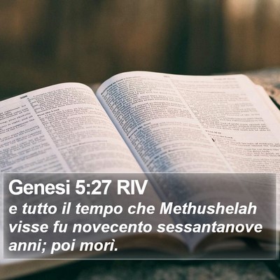 Genesi 5:27 RIV Bible Verse Image
