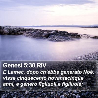 Genesi 5:30 RIV Bible Verse Image
