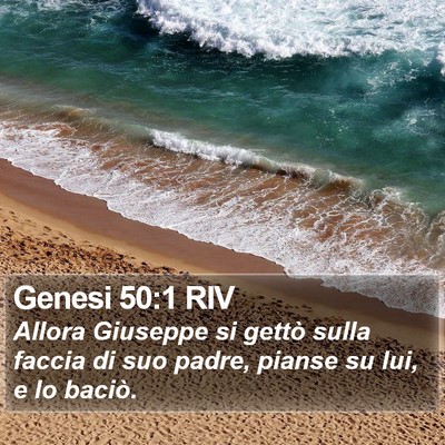 Genesi 50:1 RIV Bible Verse Image