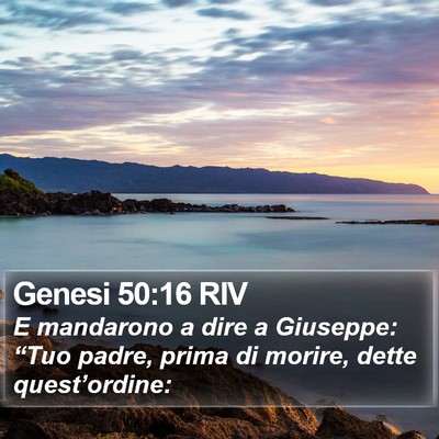 Genesi 50:16 RIV Bible Verse Image