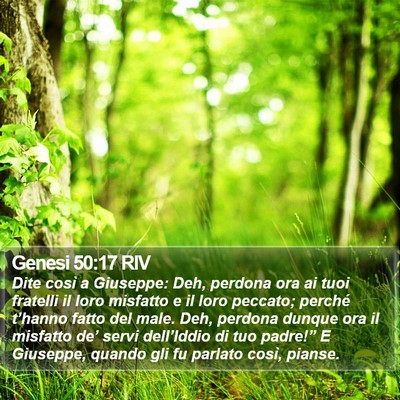 Genesi 50:17 RIV Bible Verse Image