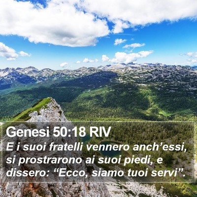 Genesi 50:18 RIV Bible Verse Image
